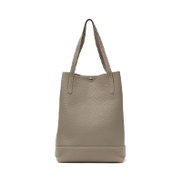 blancle uN S.LEATHER VERTICAL TOTE L g[gobO bl-1020