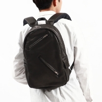 Porter Classic |[^[NVbN PC RIDERS LEATHER NEWTON RUCKSACK W/LOVE&PEACE SILVER  PC-050-2500