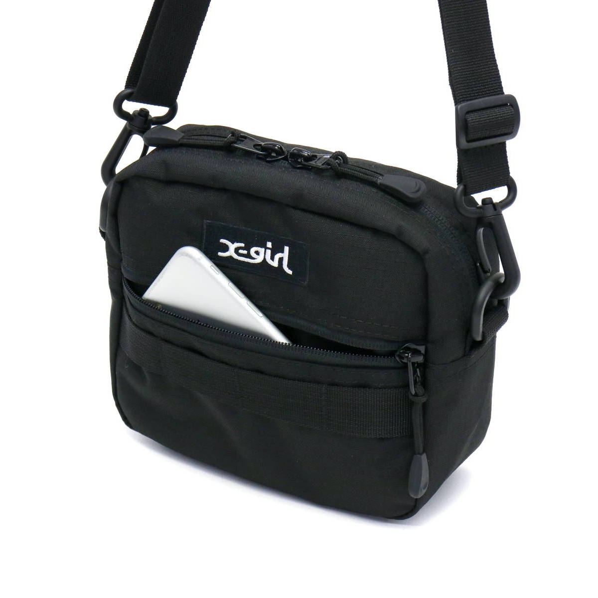 X-girl エックスガール BOX LOGO SHOULDER BAG ショルダーバッグ