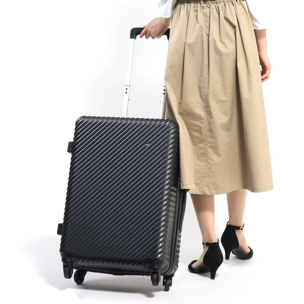 ハント スーツケース マイン ストッパー付き 48cm 33L 05745 機内持ち込み可 48 cm 2.7kg ダリアベージュ ネット正規店 