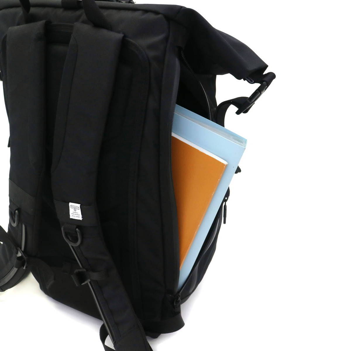 AS2OV アッソブ WATER PROOF CORDURA 305D ROLL BACKPACK 141609