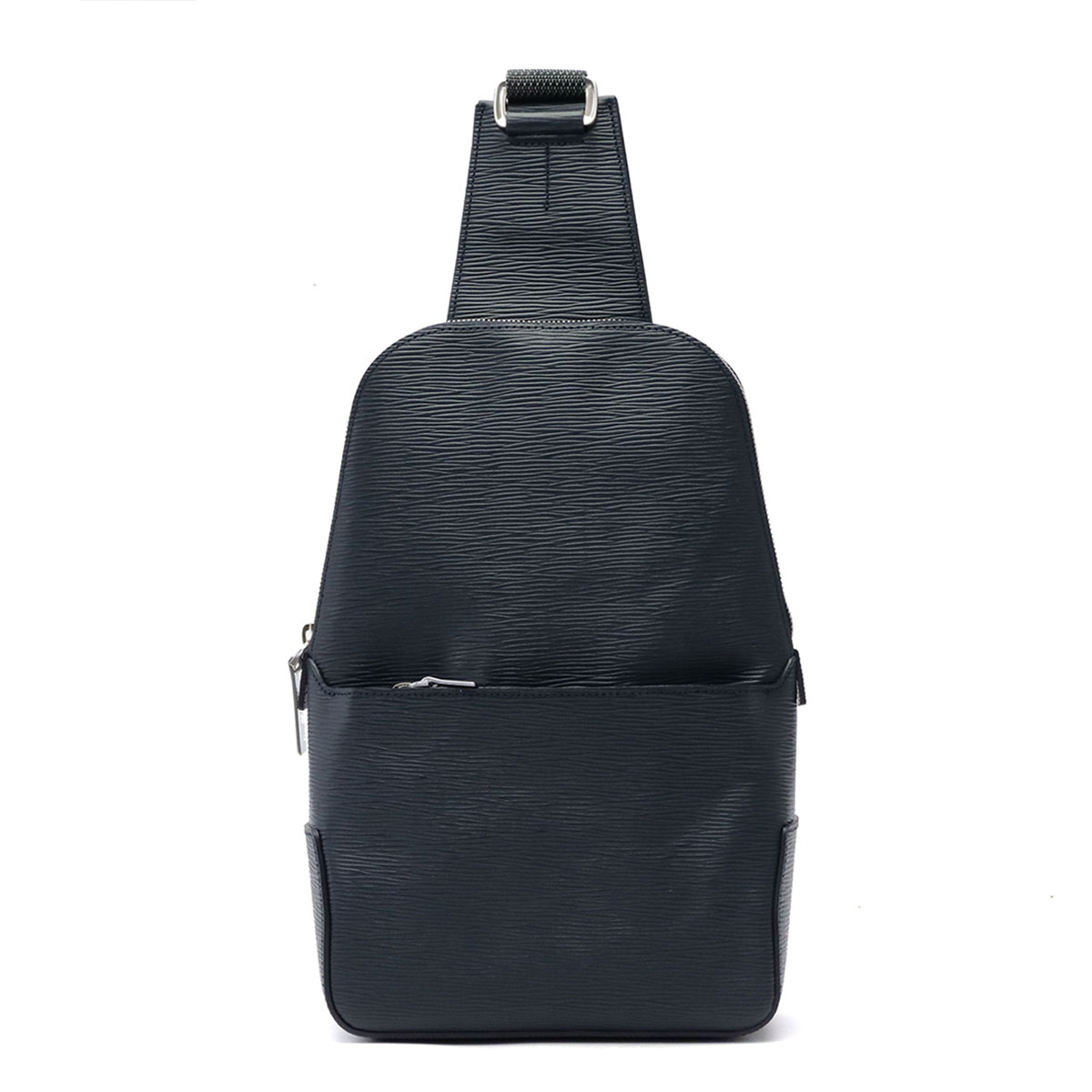 aniary / LEATHER BackPack DARKBLUE