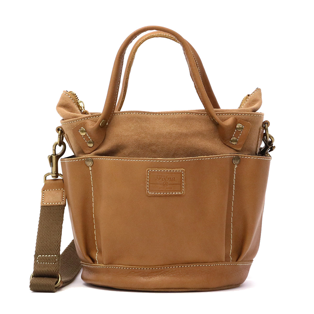 フォルナ バッグ Folna バケツ型 2WAYバッグ なき革シリーズ 2WAY  