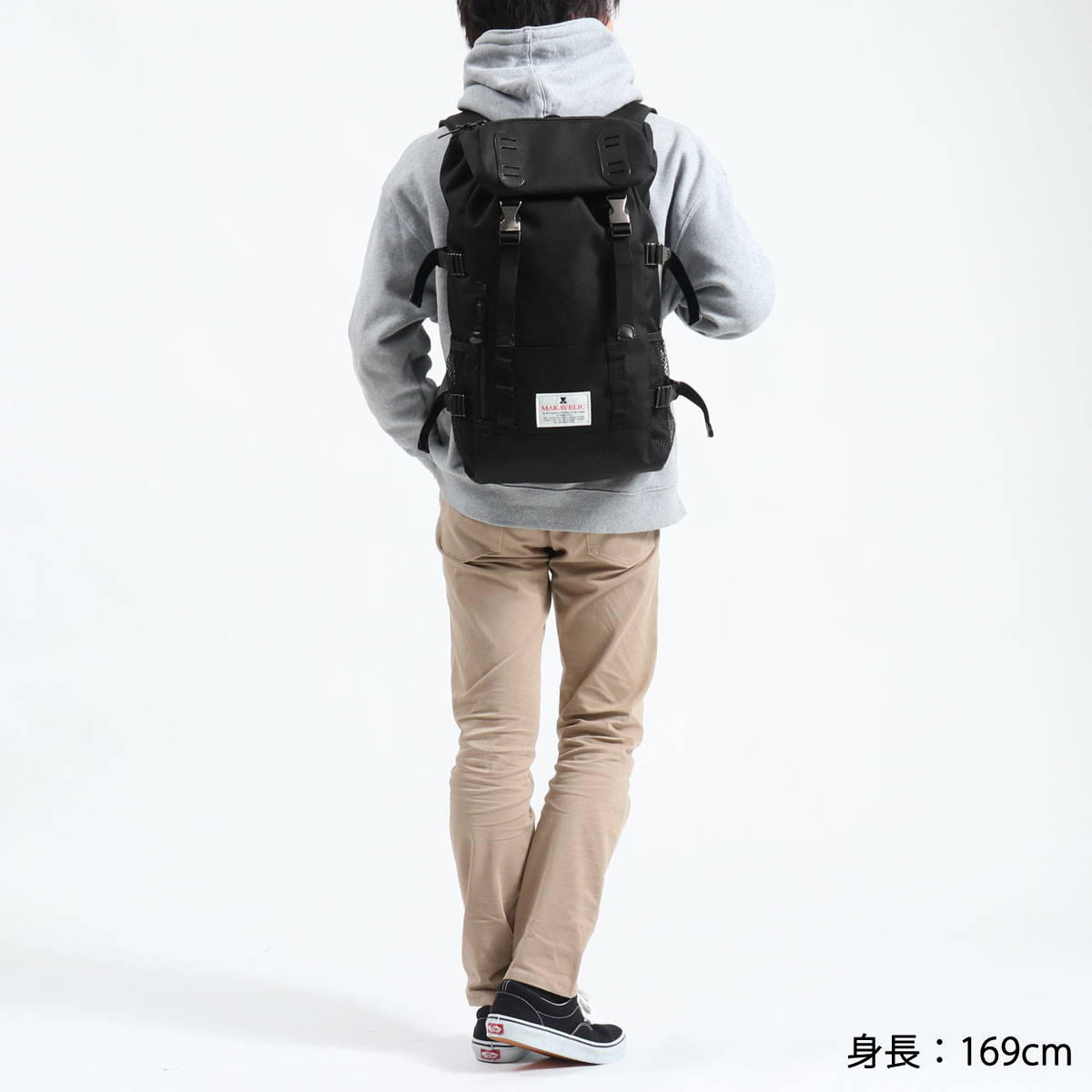 MAKAVELIC マキャベリック TRUCKS DOUBLE BELT ZONE MIX DAYPACK