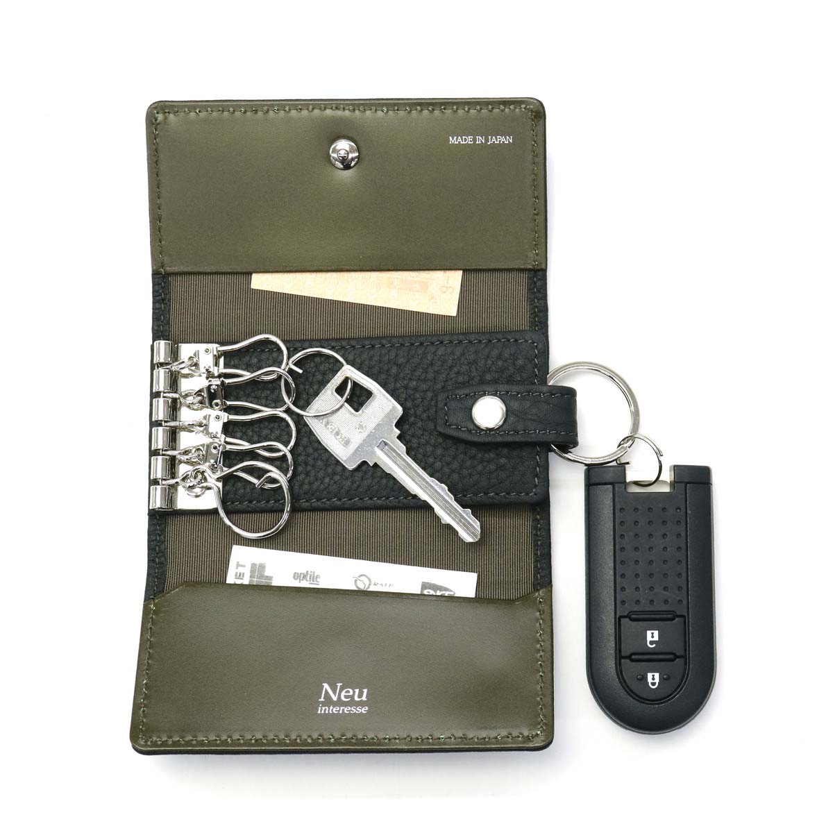 ノイインテレッセ キーケース Neu Interesse 小物 Attrito アットリート 鍵 スマートキー 革 レザー 日本製 メンズ 3123 正規販売店 カバン 小物の専門店のギャレリアモール ノイインテレッセ キーケース Neu Interesse 小物 Attrito アットリート 鍵 スマートキー 革 レザー 日本製 メンズ 3123 正規販売店 カバン 小物の専門店のギャレリアモール