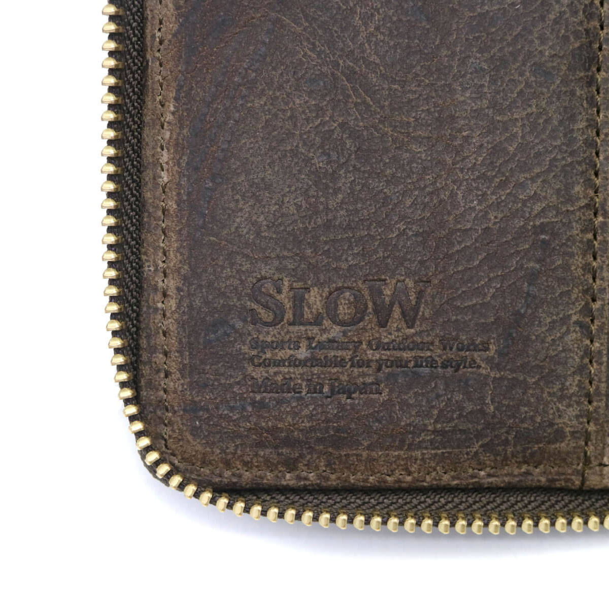 SLOW スロウ kudu round short wallet 二つ折り財布 333S11501｜【正規