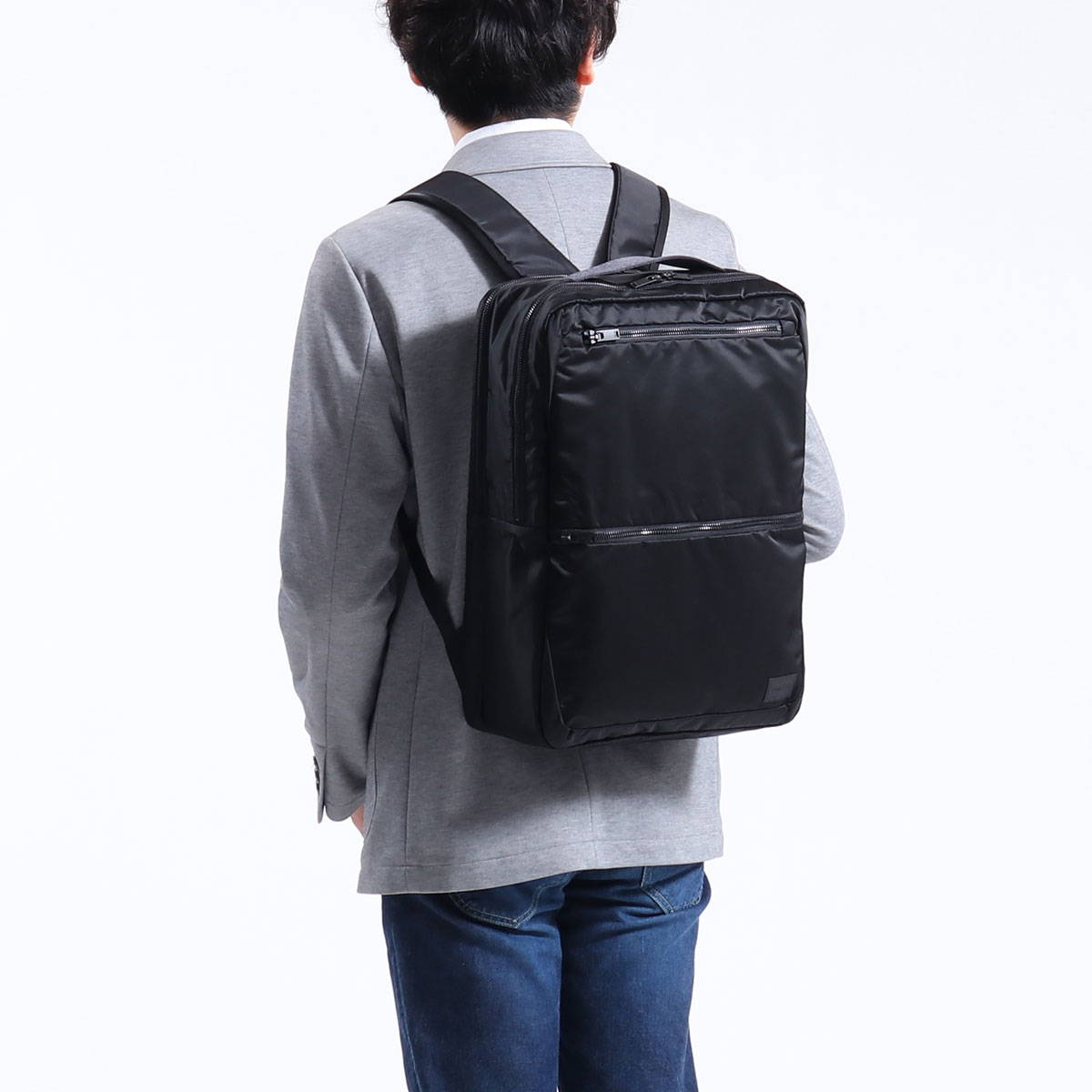 【美品】PORTER  EVO デイパック 吉田カバン ブラック A4可 一層式