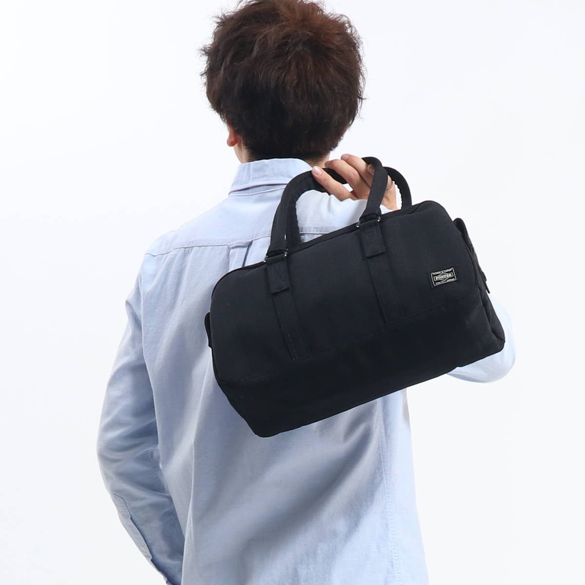 【6日限定】PORTER ボストンバッグ ブラック×レッド