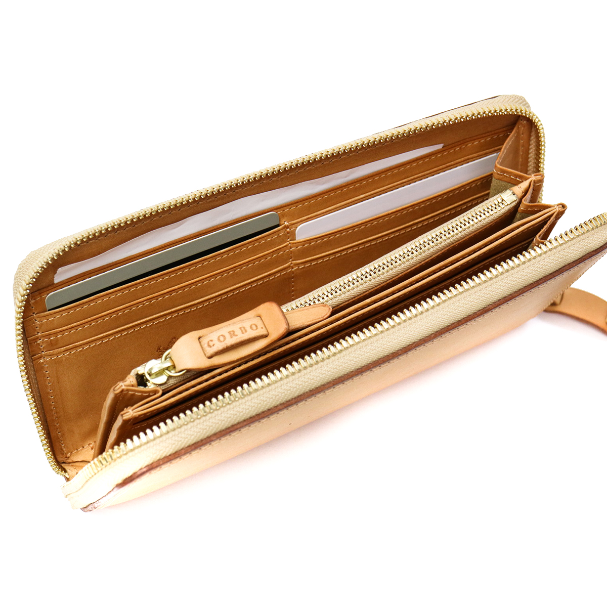 売れ筋新商品 コルボ メンズ 長財布 ラウンドファスナー