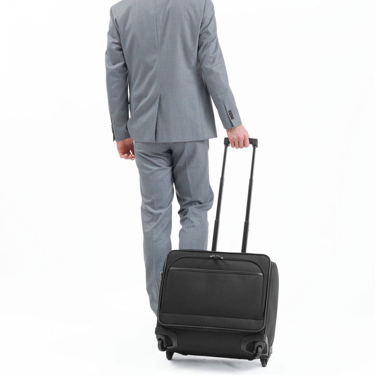 エースジーン スーツケース 機内持込み可 ストッパー搭載 サイレントキャスター 約2?3日向け ビジネストローリー ”フレックスルーフ2” 