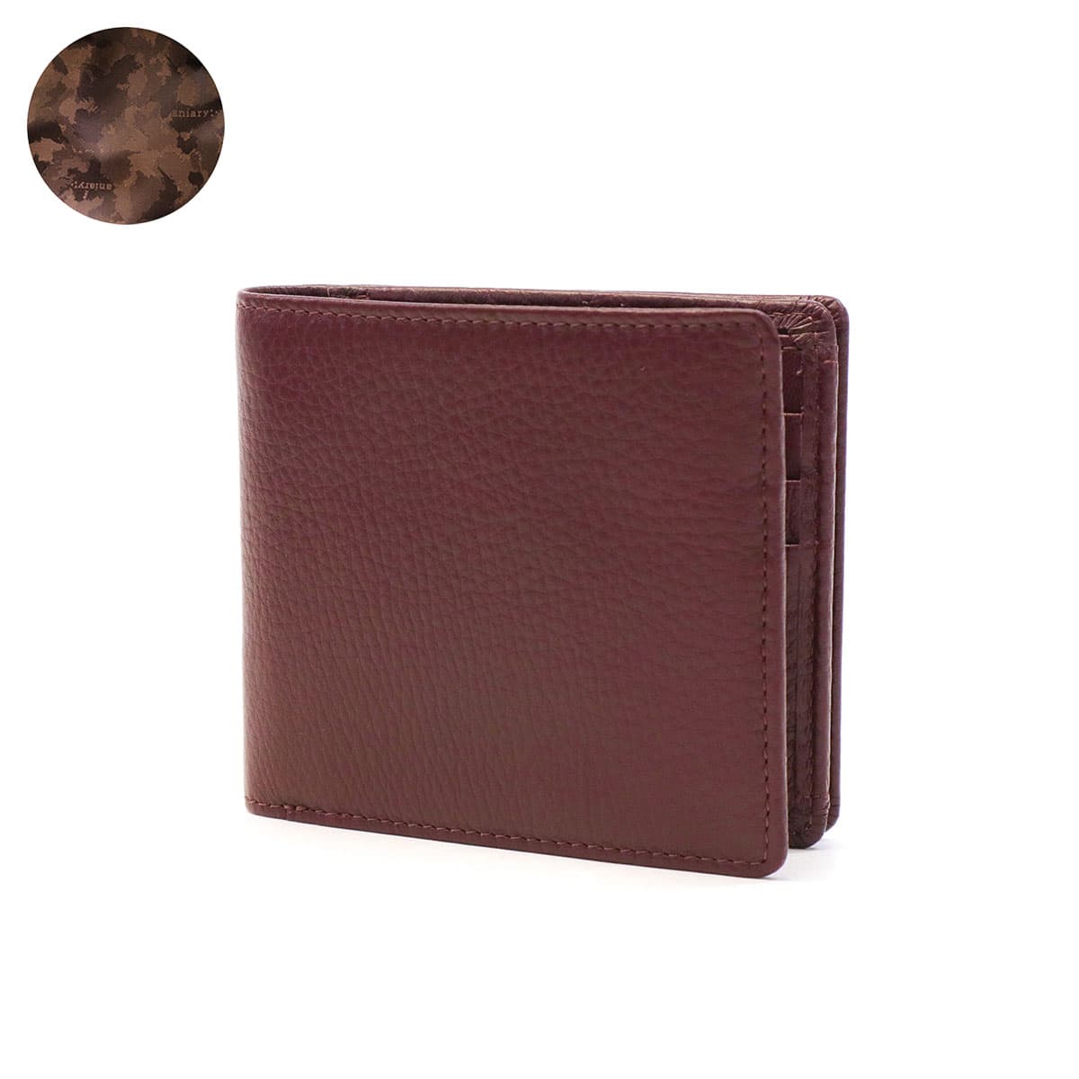 正規取扱店】aniary アニアリ Shrink Leather 二つ折りウォレット 二