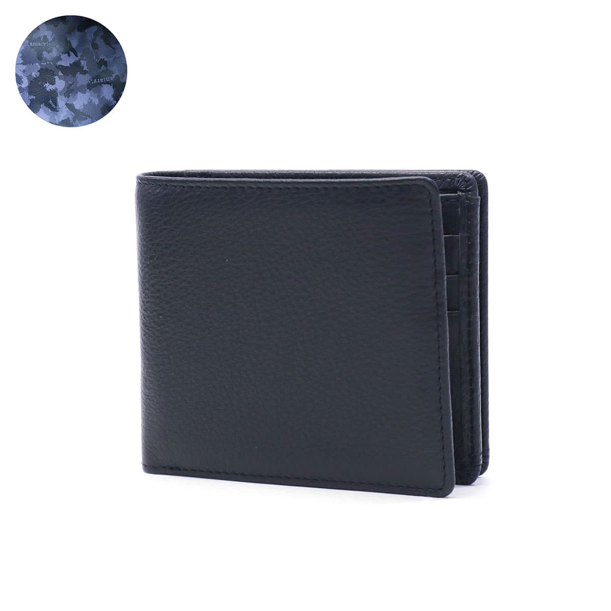 正規取扱店】aniary アニアリ Shrink Leather 二つ折りウォレット 二