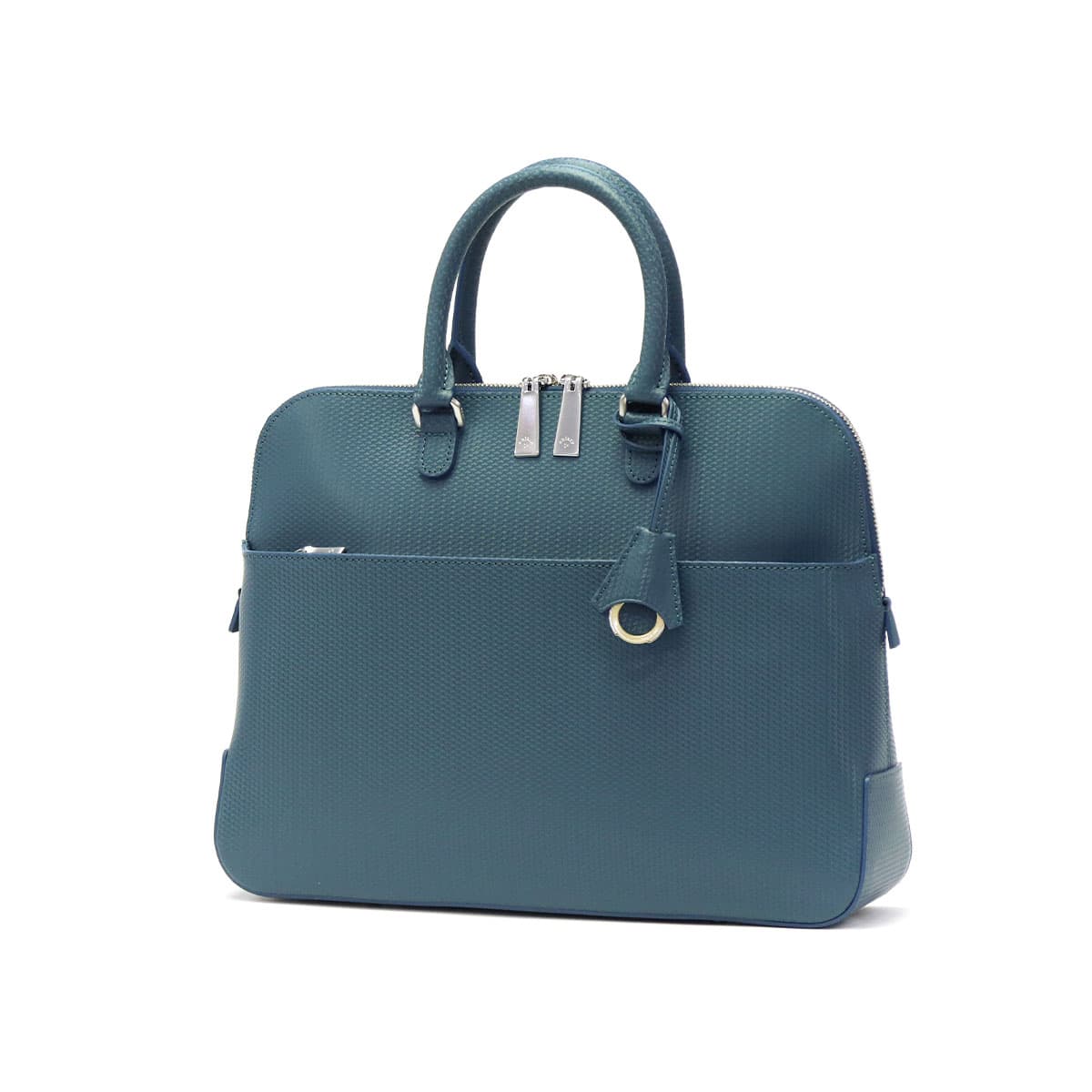 美品⭐️アニアリ ミニブリーフケース スケイルレザー カモフラ ネイビー B5 美品⭐️アニアリ ミニブリーフケース スケイルレザー カモフラ