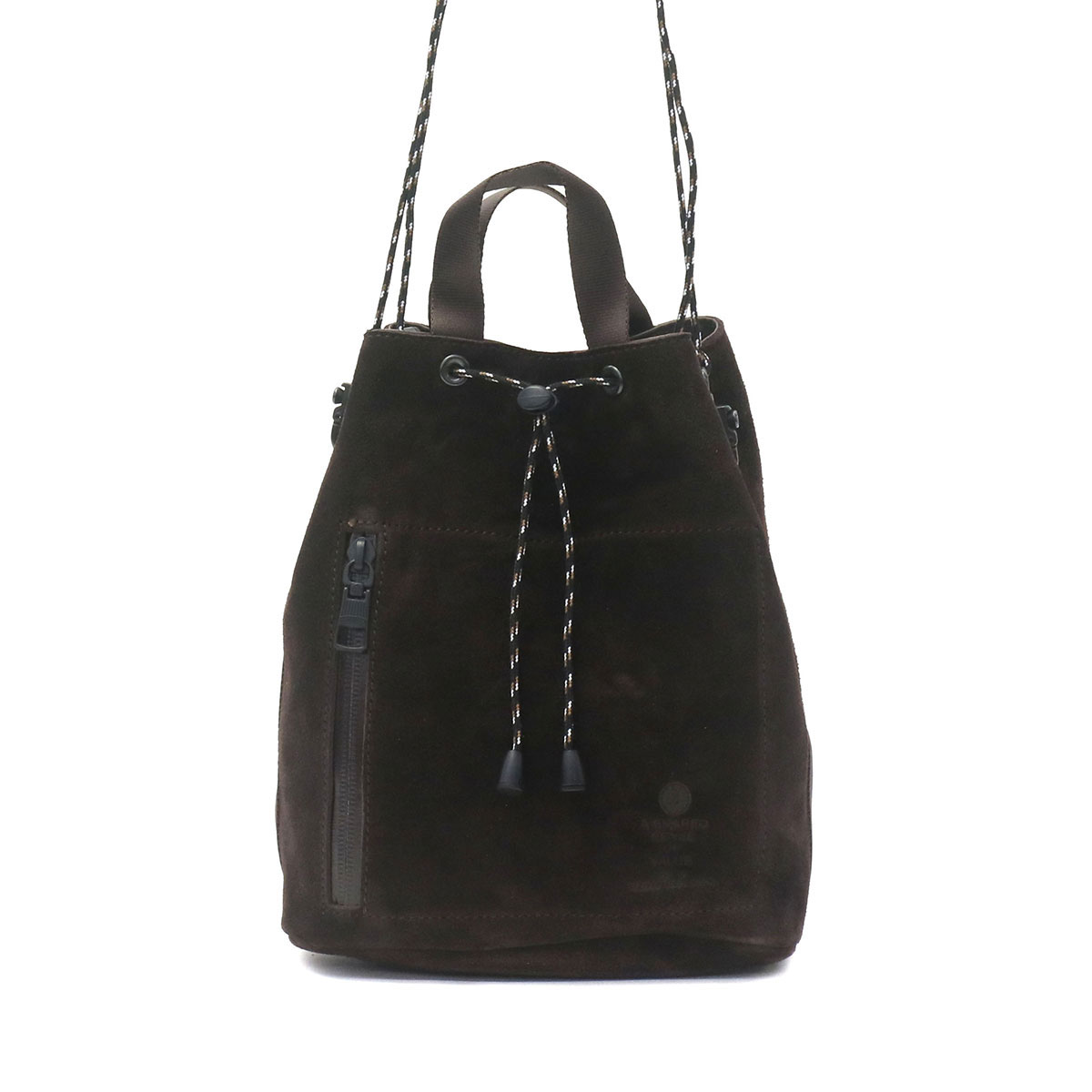 AS2OV アッソブ WATER PROOF SUEDE DRAWSTRING BAG 091754