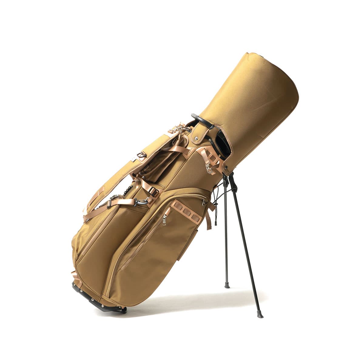 EXCLUSIVE BALLISTIC NYLON - CADDY BAG GOLF SERIES/KHAKI