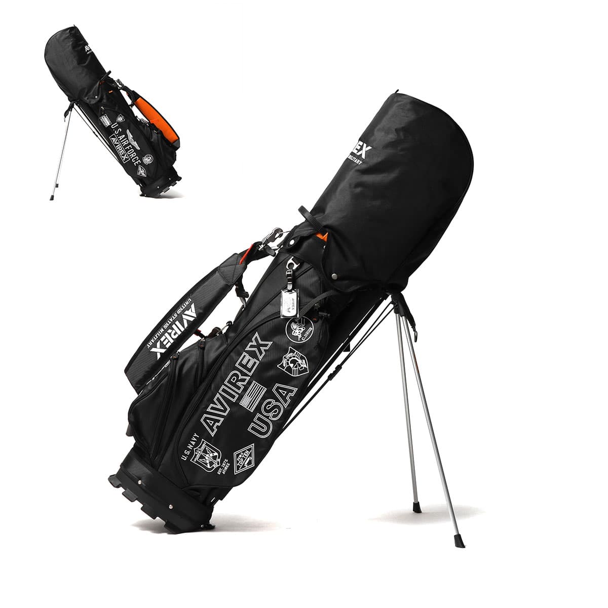 VIREX GOLF アヴィレックスゴルフ キャディバッグ AVXBB1-27C|【正規