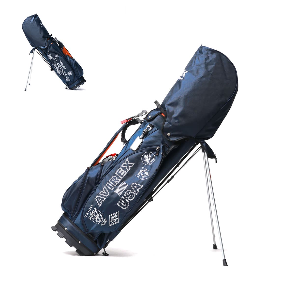 VIREX GOLF アヴィレックスゴルフ キャディバッグ AVXBB1-27C|【正規