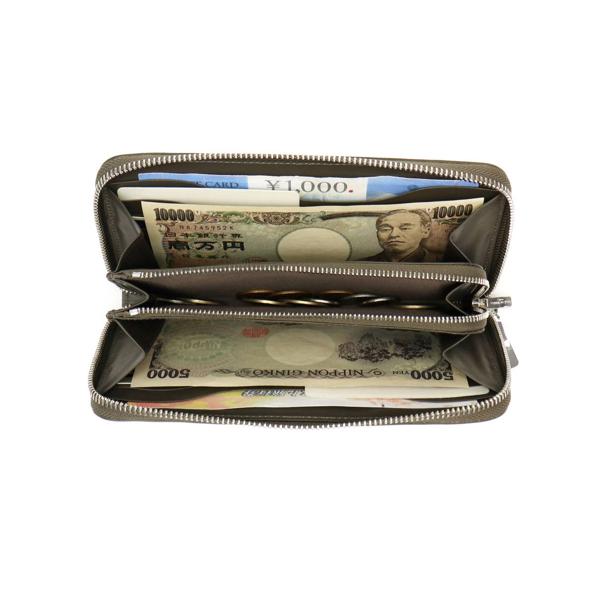 PELLE MORBIDA ペッレモルビダ Barca バルカ ラウンドファスナー長財布