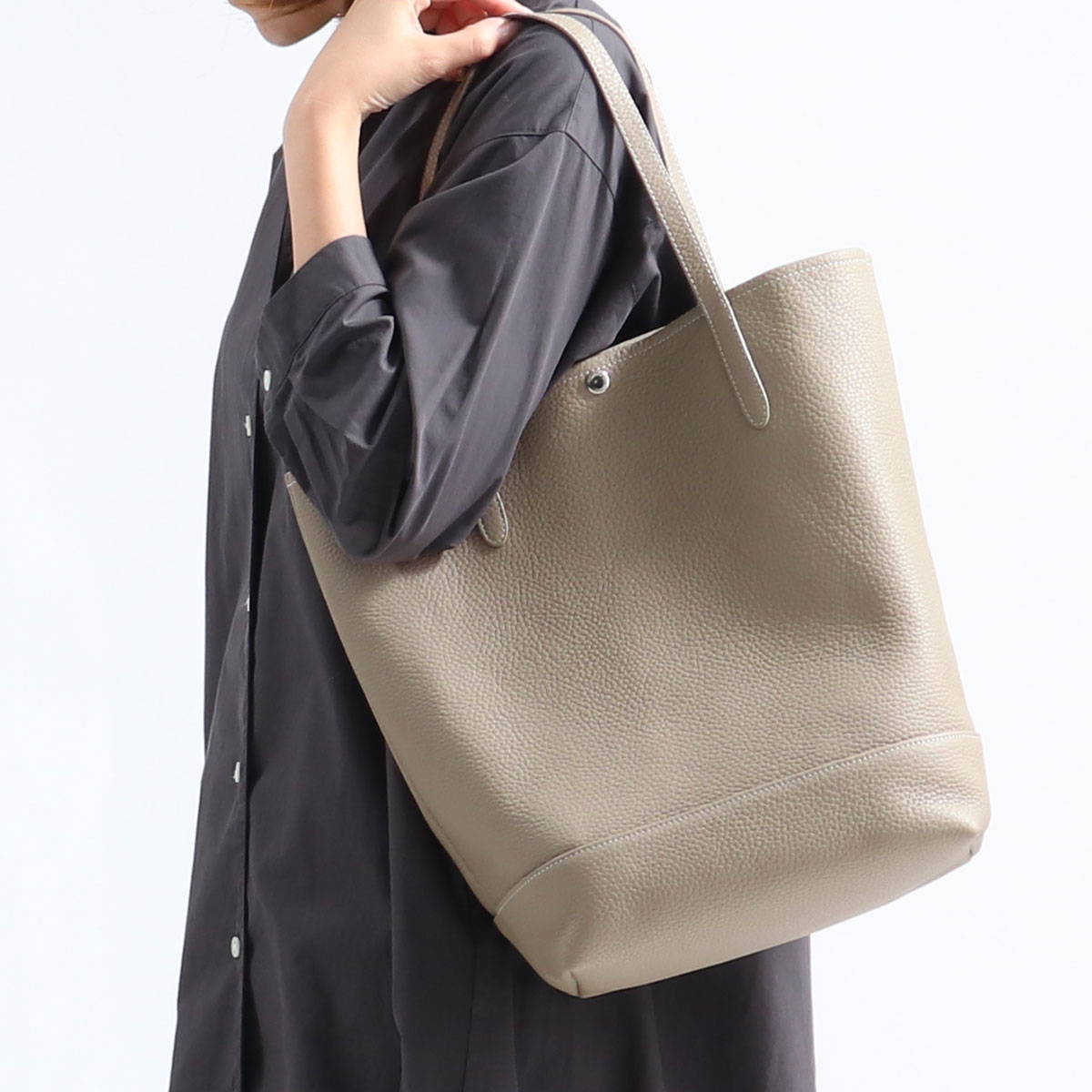 blancle ブランクレ S.LEATHER VERTICAL TOTE L トートバッグ bl-1020