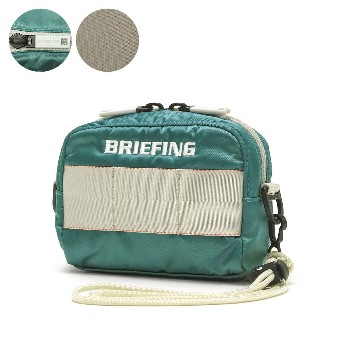 【日本正規品】BRIEFING GOLF ブリーフィング ゴルフ 3WAY POUCH GOLF ECO TWILL ポーチ BRG223G48