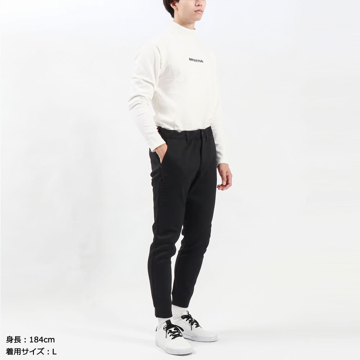 BRIEFING正規品3D LOGO WARM CREW NECK L