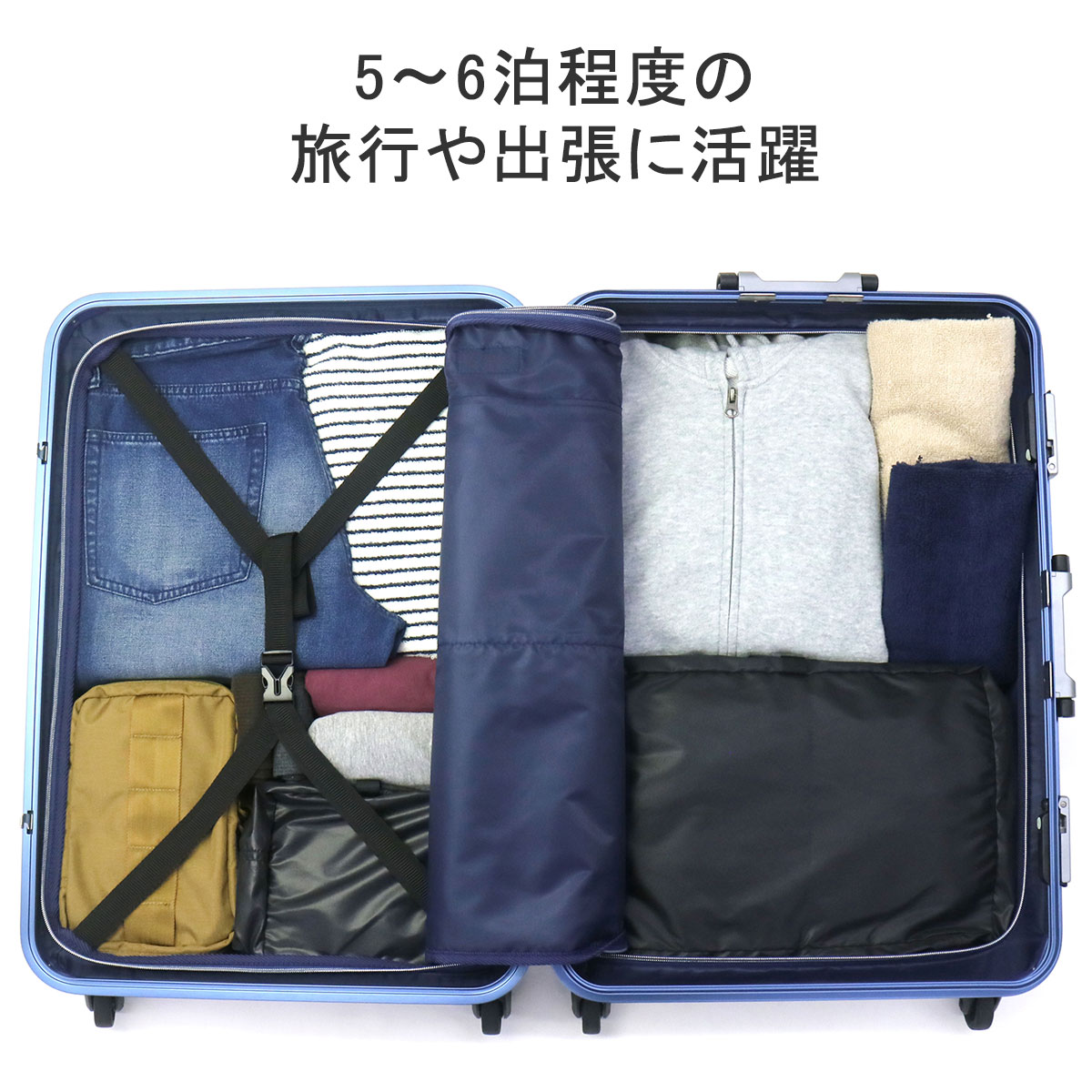 新品 バウンドリップ スーツケース 70L マスタード 20680円相当