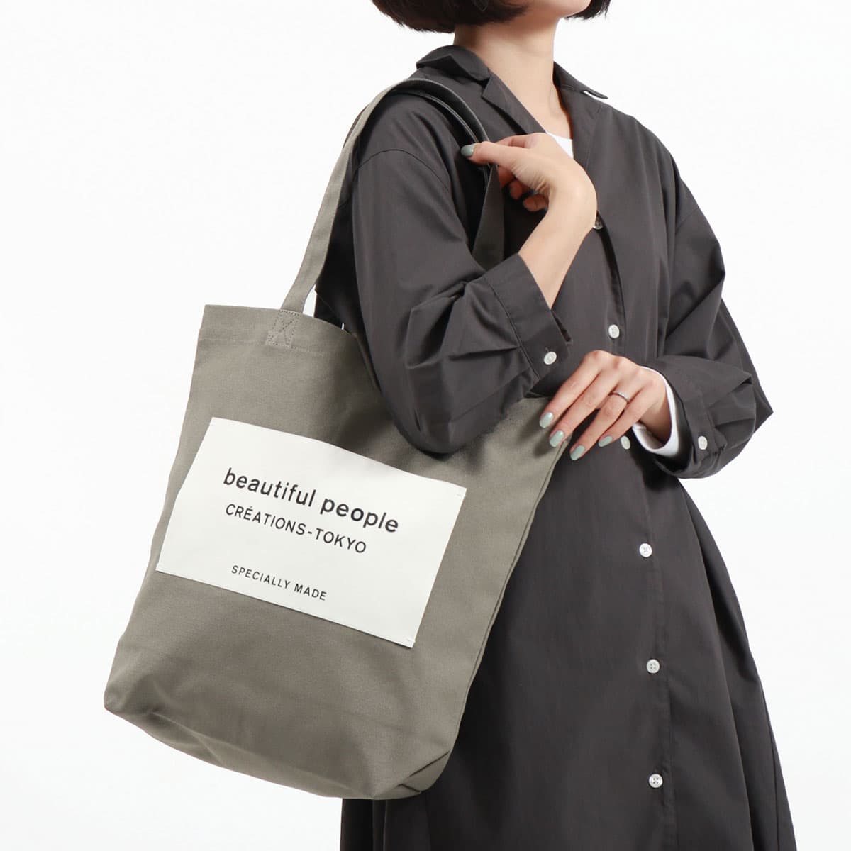 beautiful people ビューティフルピープル big name tote トートバッグ