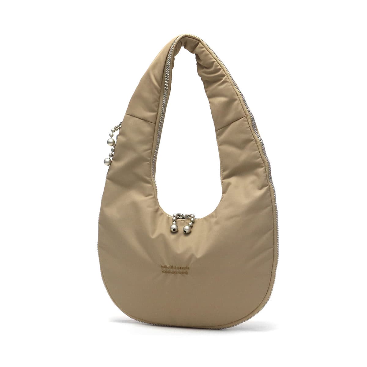 beautiful people ビューティフルピープル mobius bag in nylontwill S 