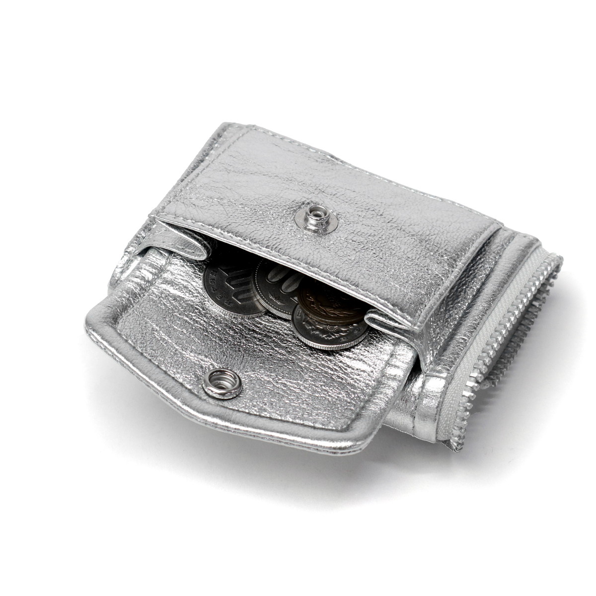 ビューティフルピープル riders petit wallet シルバー 新品・未使用】riders petit wallet silver