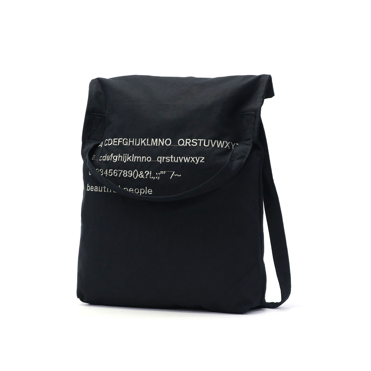 beautiful people ビューティフルピープル alphabet embroidery flap