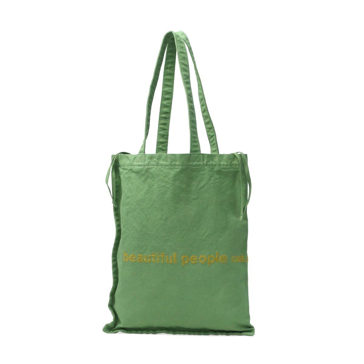 beautiful people ビューティフルピープル brushed logo bag トート