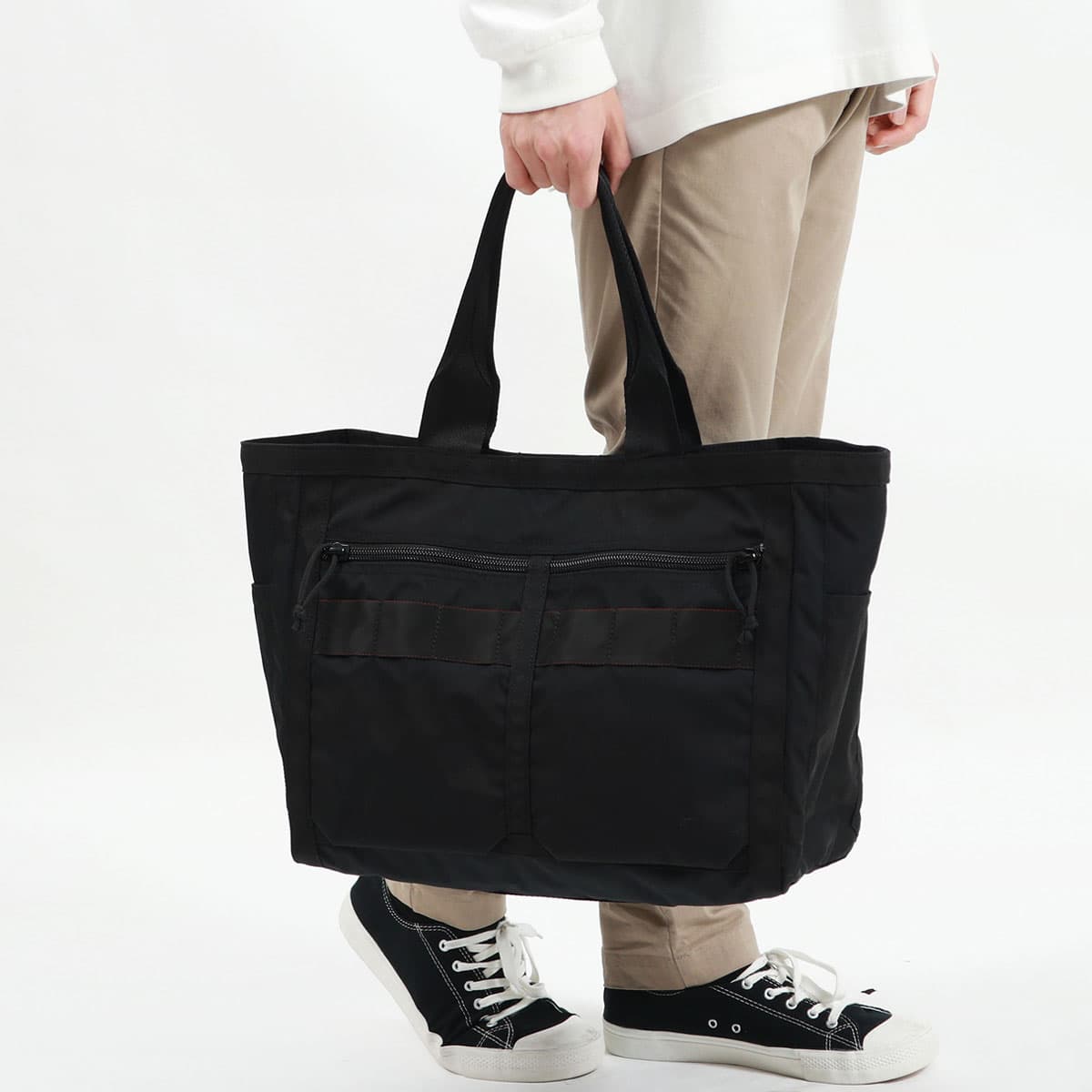 【美品】  BRIEFING / ブリーフィング | × UNITED ARROWS 別注 ARMOR TOTE アーマートートバッグ | ー | ブラック | メンズ