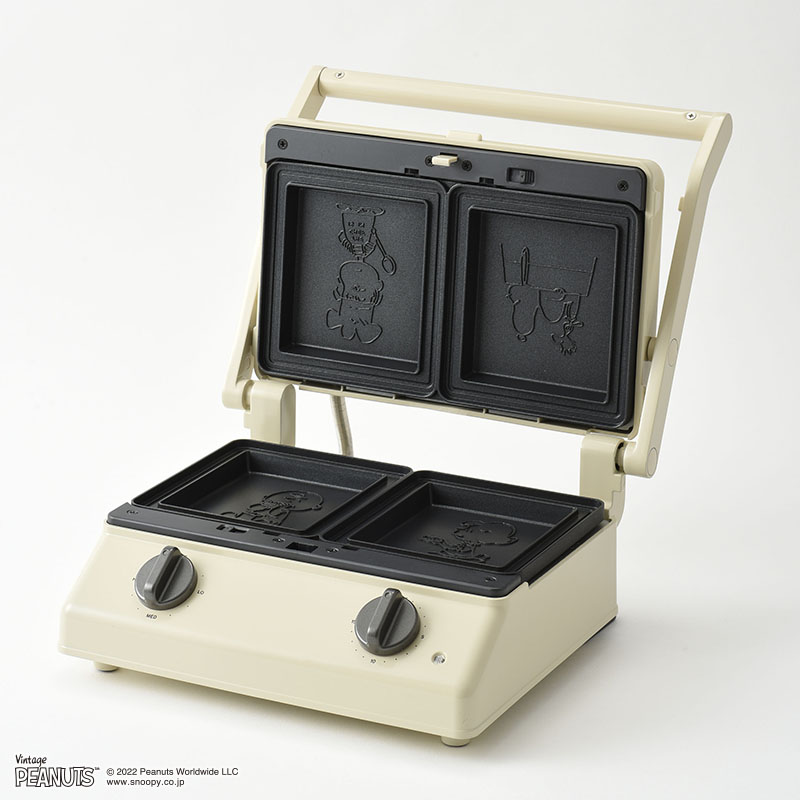 正規品1年保証】 BRUNO ブルーノ PEANUTS グリルサンドメーカー 正規品1年保証】 BRUNO ブルーノ PEANUTS グリルサンドメーカー