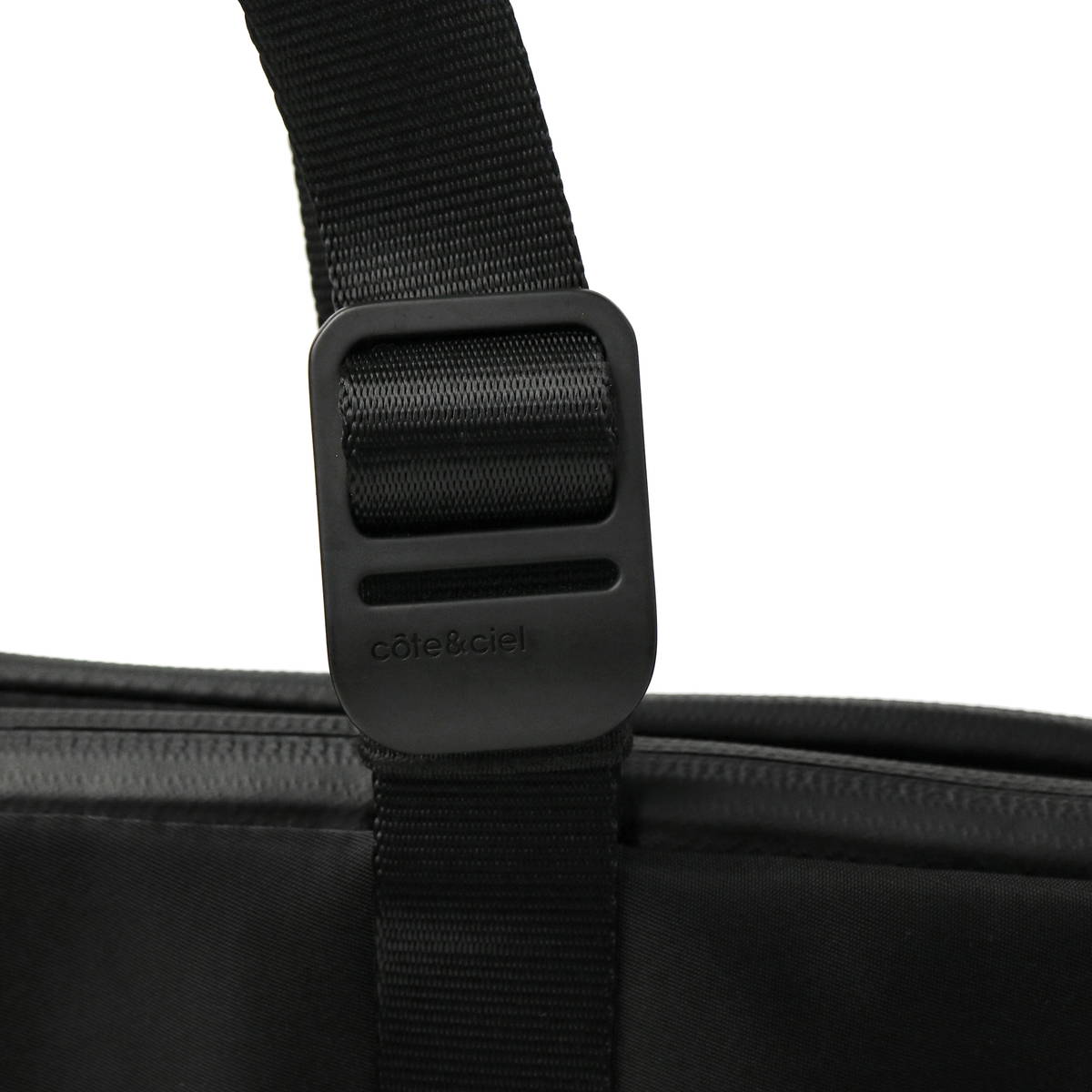 日本正規品】Cote&Ciel コートエシエル Salm Sleek Nylon Black トート