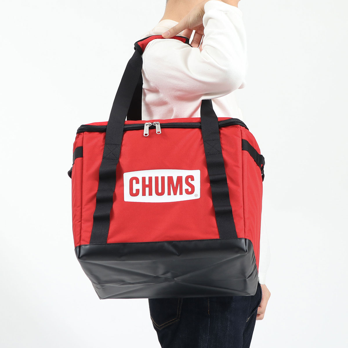 日本正規品 Chums チャムス Logo Foldable Box S コンテナバッグ Ch60 3242 正規販売店 カバン 小物の専門店のギャレリアモール