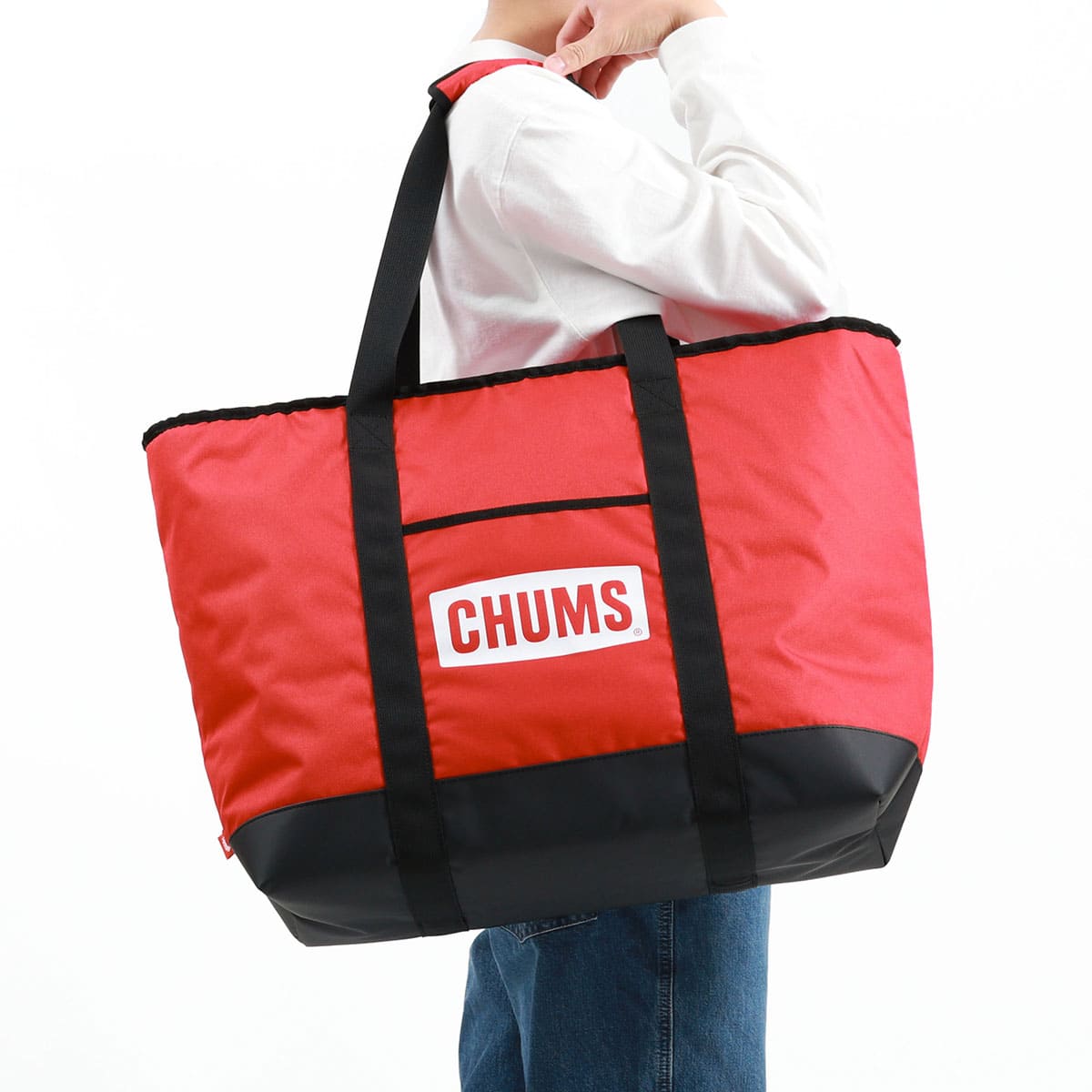 日本正規品】CHUMS チャムス CHUMS Logo Soft Cooler Tote クーラー
