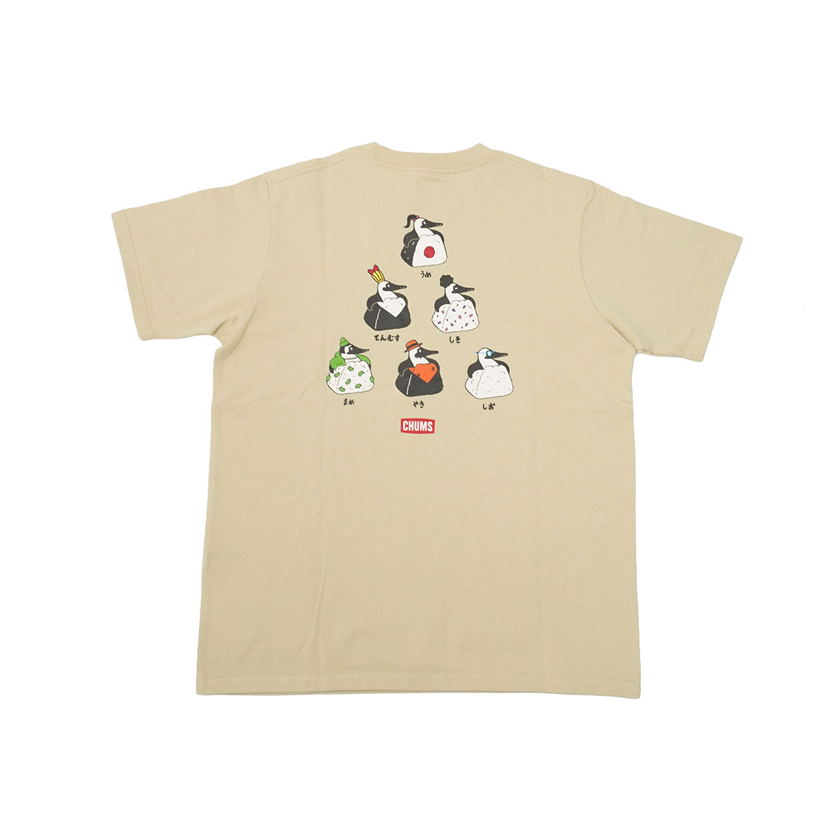 日本正規品】CHUMS チャムス OPEN END YARN ブービーオニギリフレンズT