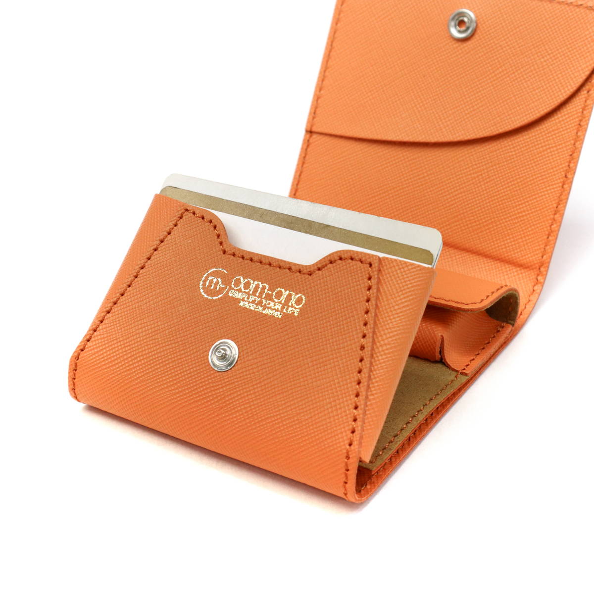 com-ono コモノ Slim Series smart fold wallet 二つ折り財布 SLIM