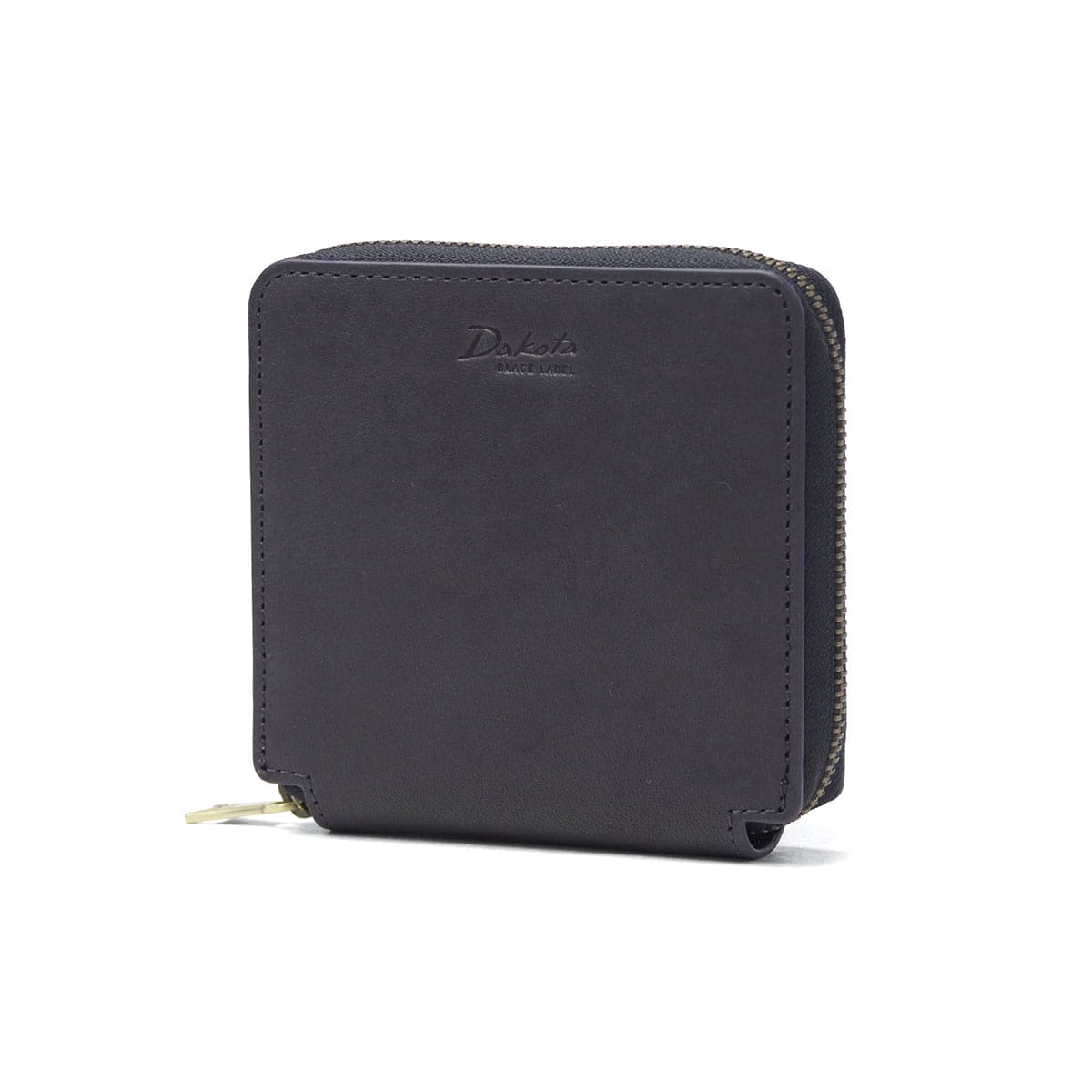 ノベルティ/Hロゴ 二つ折り財布 ショルダー付き ブラック Dakota BLACK LABEL ダコタブラックレーベル パルモ 二つ折り財布