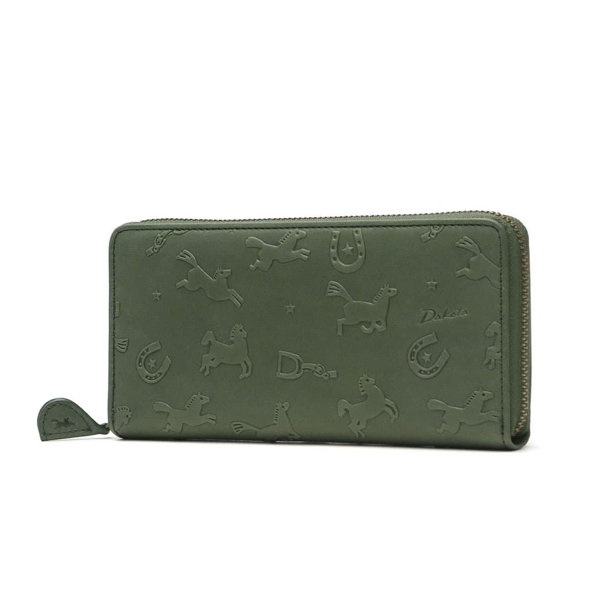 新品 未使用 Dakota ダコタ カバロ 長財布 ラウンドファスナー グリーン 新品 未使用 Dakota ダコタ カバロ 長財布 ラウンドファスナー