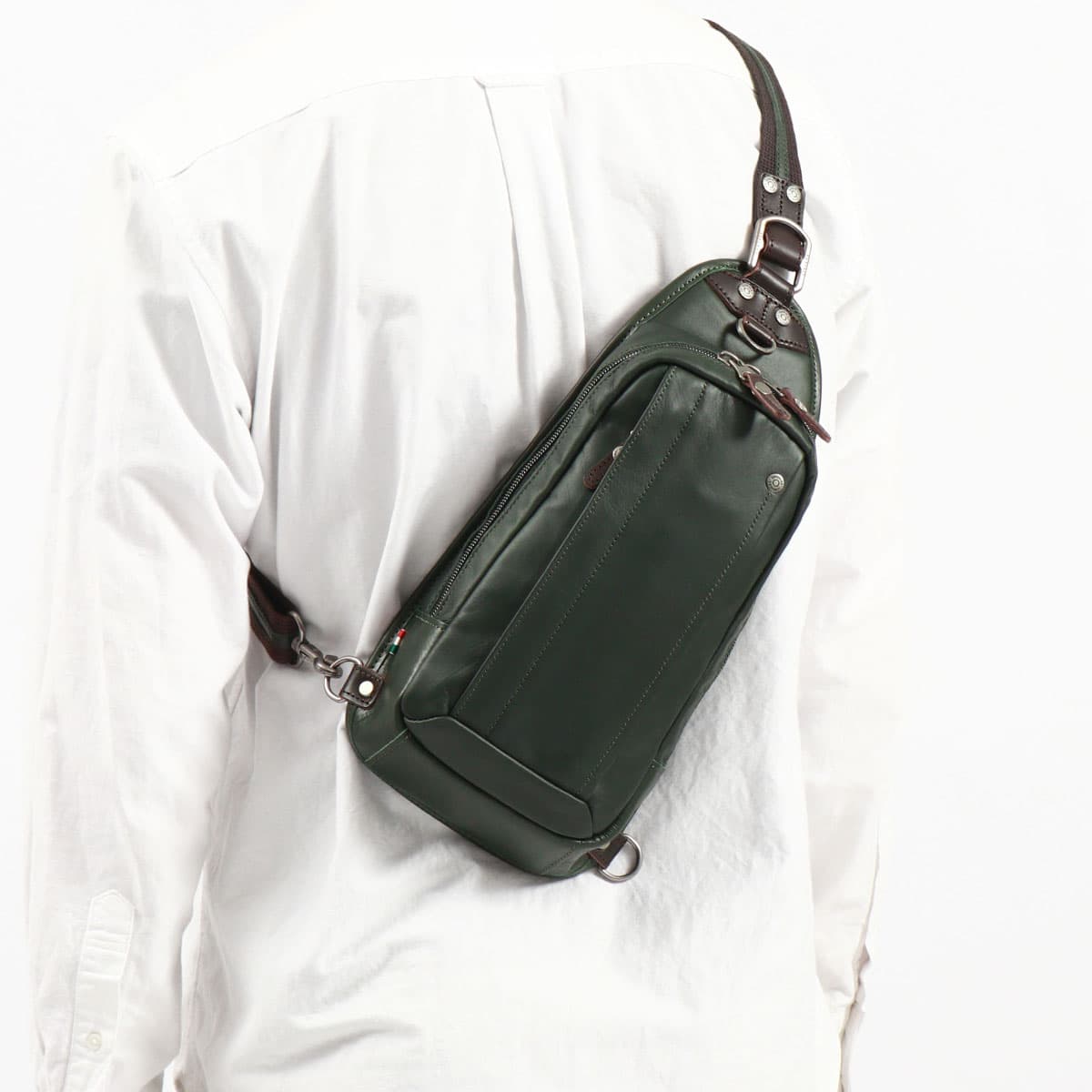 入手困難　tough タフ　ビッグジップ　バッグ　超美品 楽天市場】ダブルス ボディバッグ メンズ 本革 DOUBLES