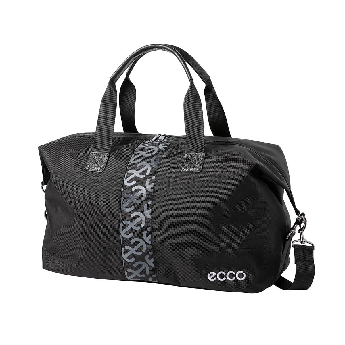 ￼ecco ゴルフバック　2way ボストンバック 防水 トート 黒ナイロン 日本正規品】ECCO GOLF エコーゴルフ ボストンバッグ ECB006｜【正規