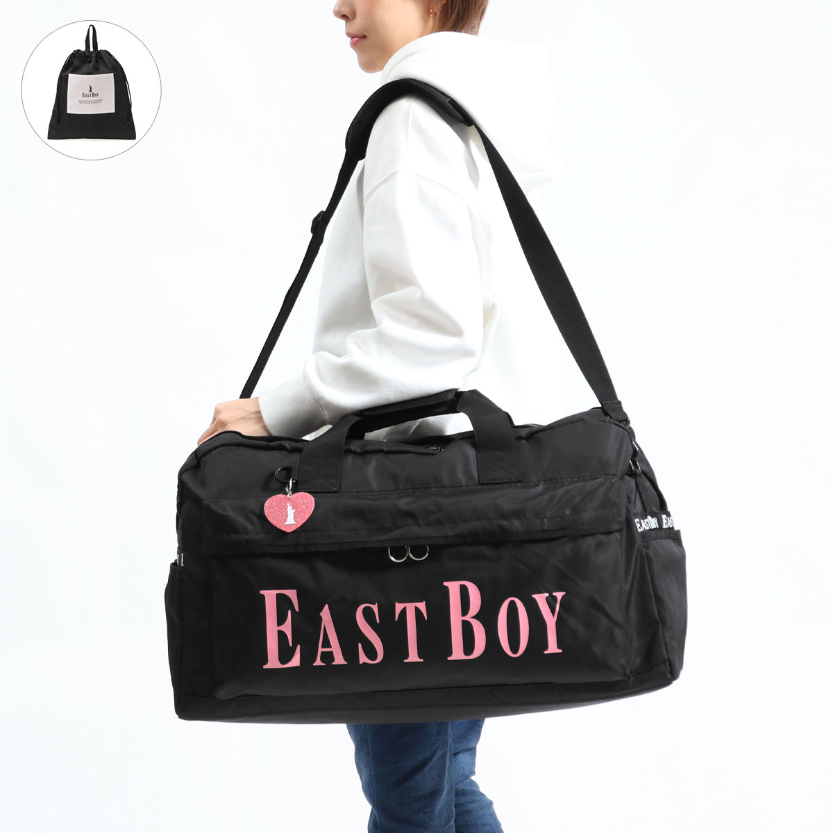 EASTBOY イーストボーイ ヴィヴィ 2WAYボストンバッグ 42L EBA19 