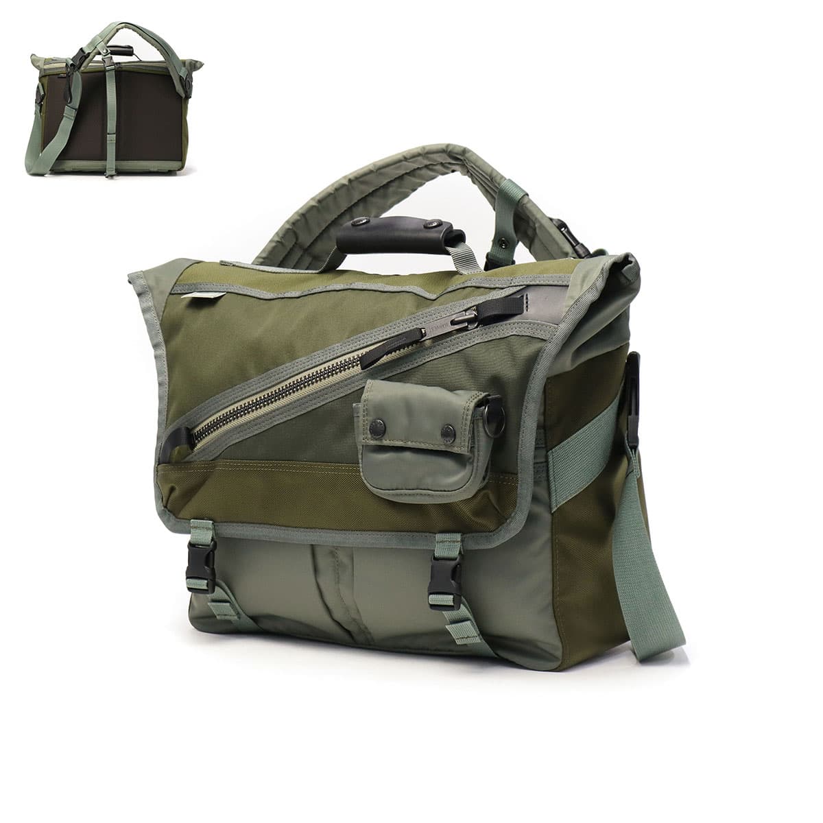 HARVEST LABELミリタリー 2wayショルダーバッグ ハーベストレーベル