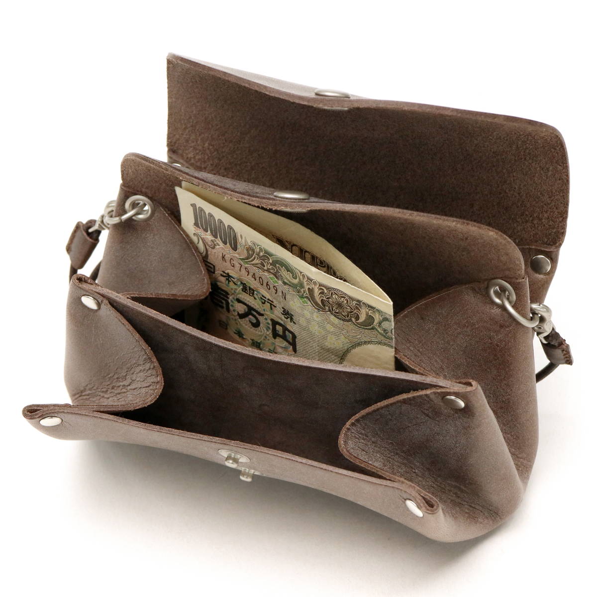 hobo ホーボー OILED COW LEATHER ACCORDION WALLET HB-W3210｜【正規 