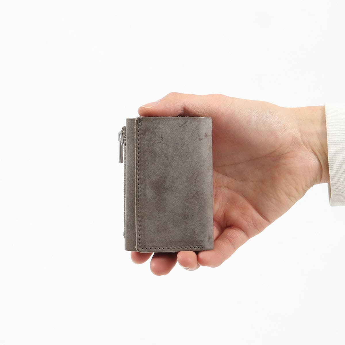 hobo ホーボー TRIFOLD COMPACT WALLET OILED COW LEATHER HB-W3403 