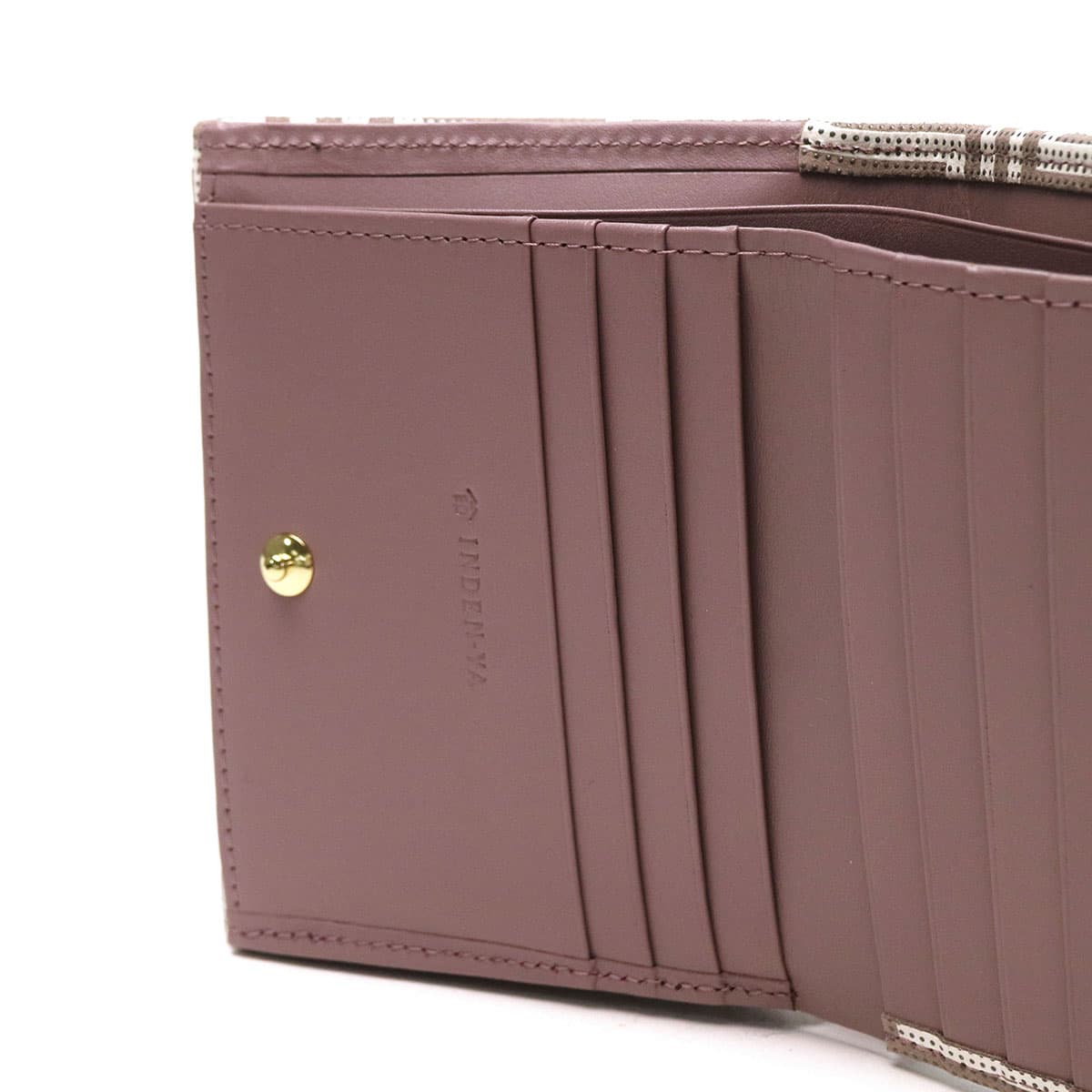 印傳屋 INDEN-YA シェブロン 札入E 二つ折り財布 7603｜【正規販売店 