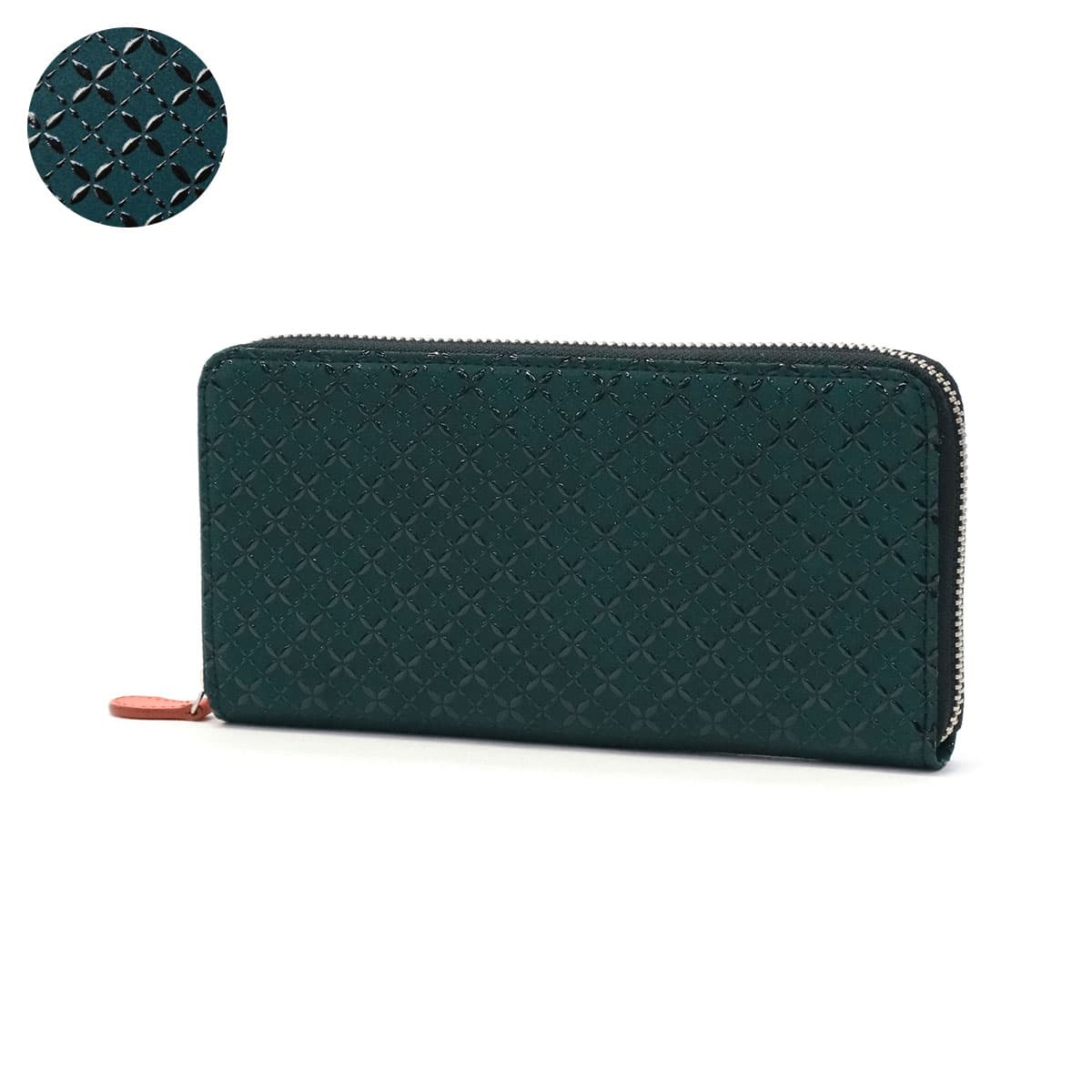 印傳屋 INDEN-YA 束入F ラウンドファスナー長財布 9403｜【正規販売店