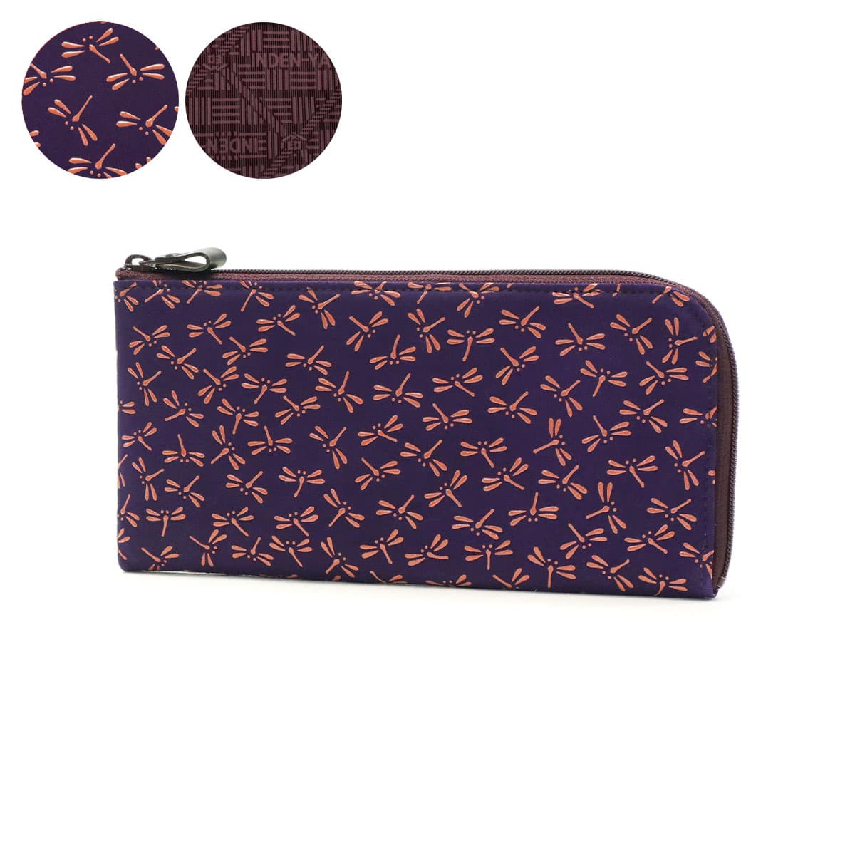 印傳屋 INDEN-YA 束入A L字ファスナー長財布 2315｜【正規販売店