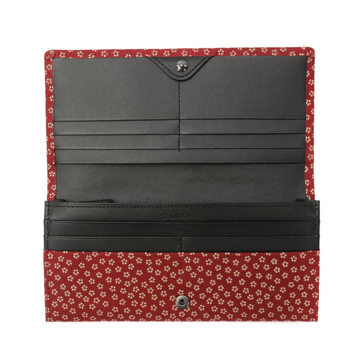 no17077 未使用 印傳屋 INDEN-YA レザー 財布-